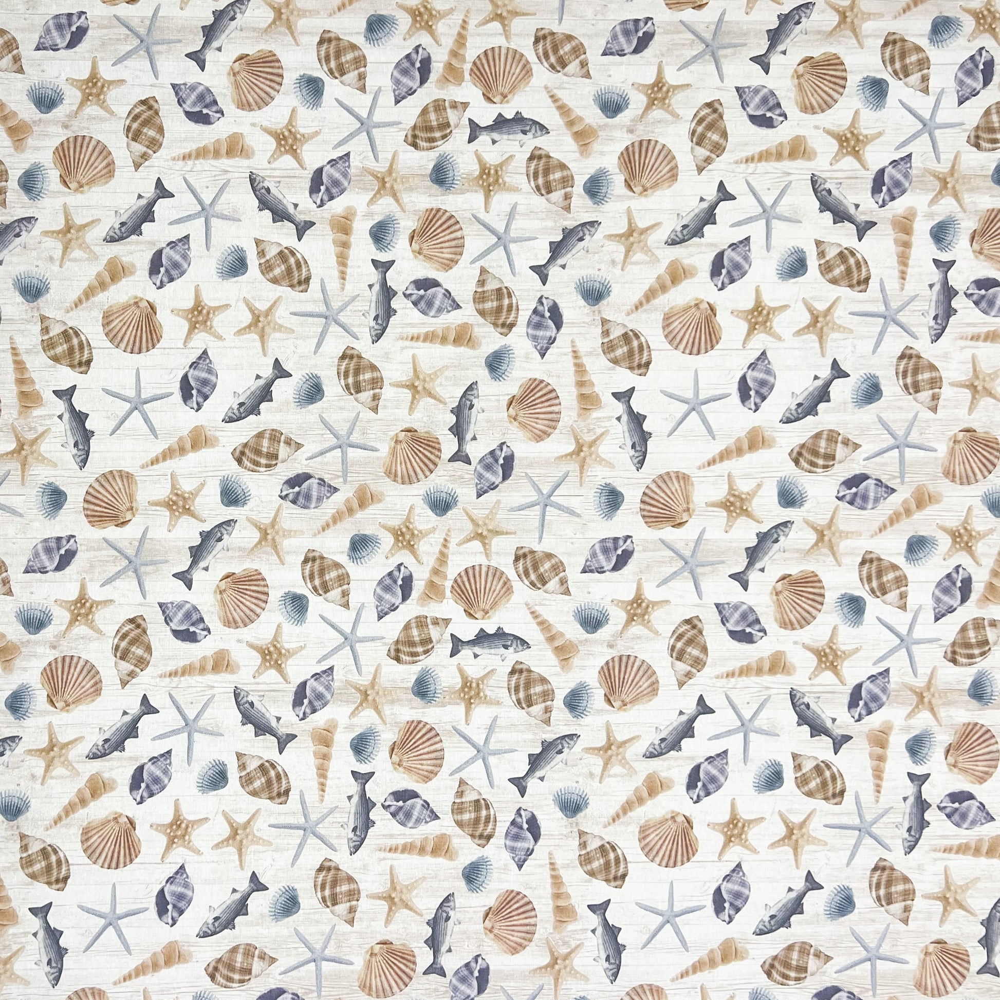 textile Tischdecke maritim Meer Ozean Holz