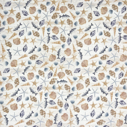 textile Tischdecke maritim Meer Ozean Holz