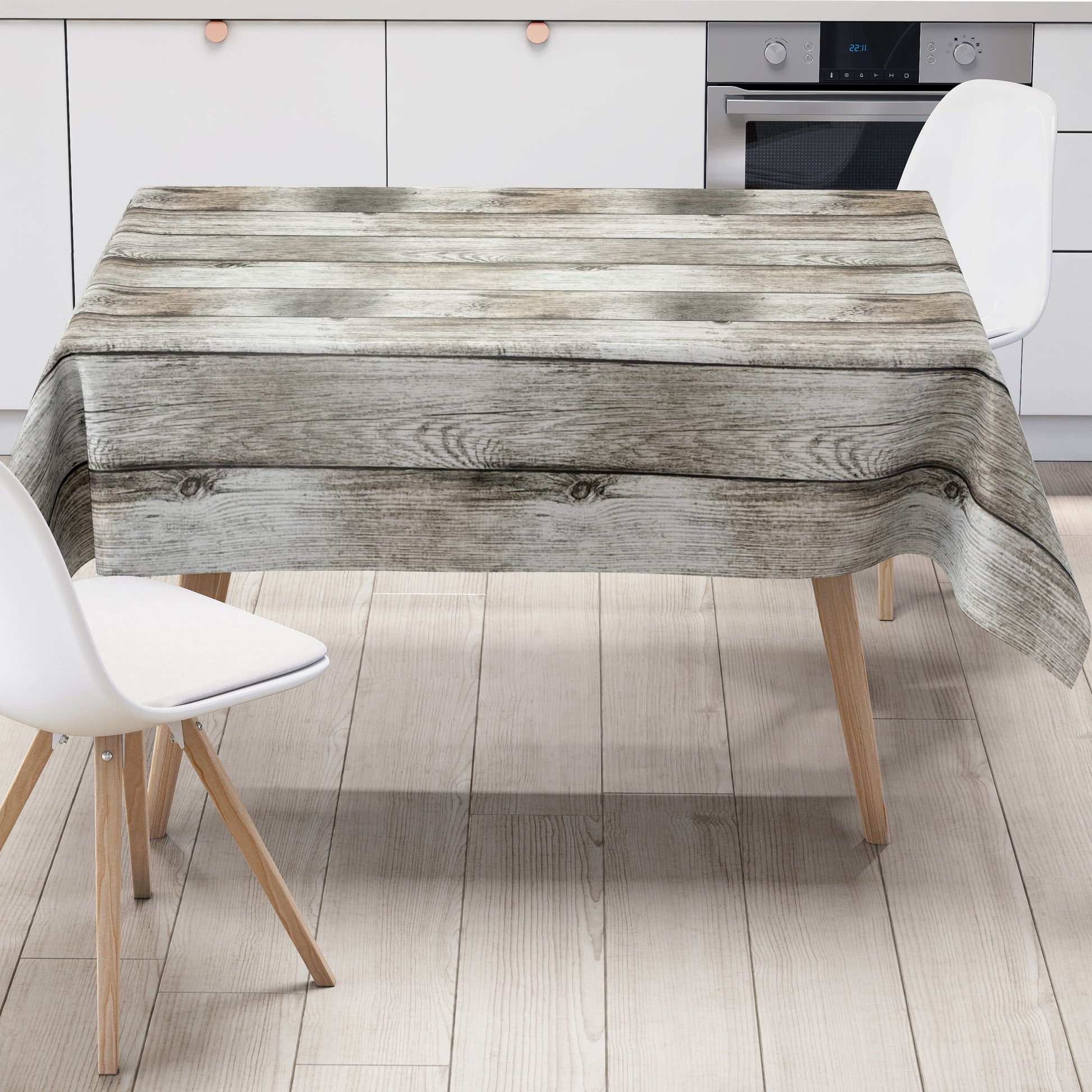 Wachstuch Tischdecke Holz Dielen
