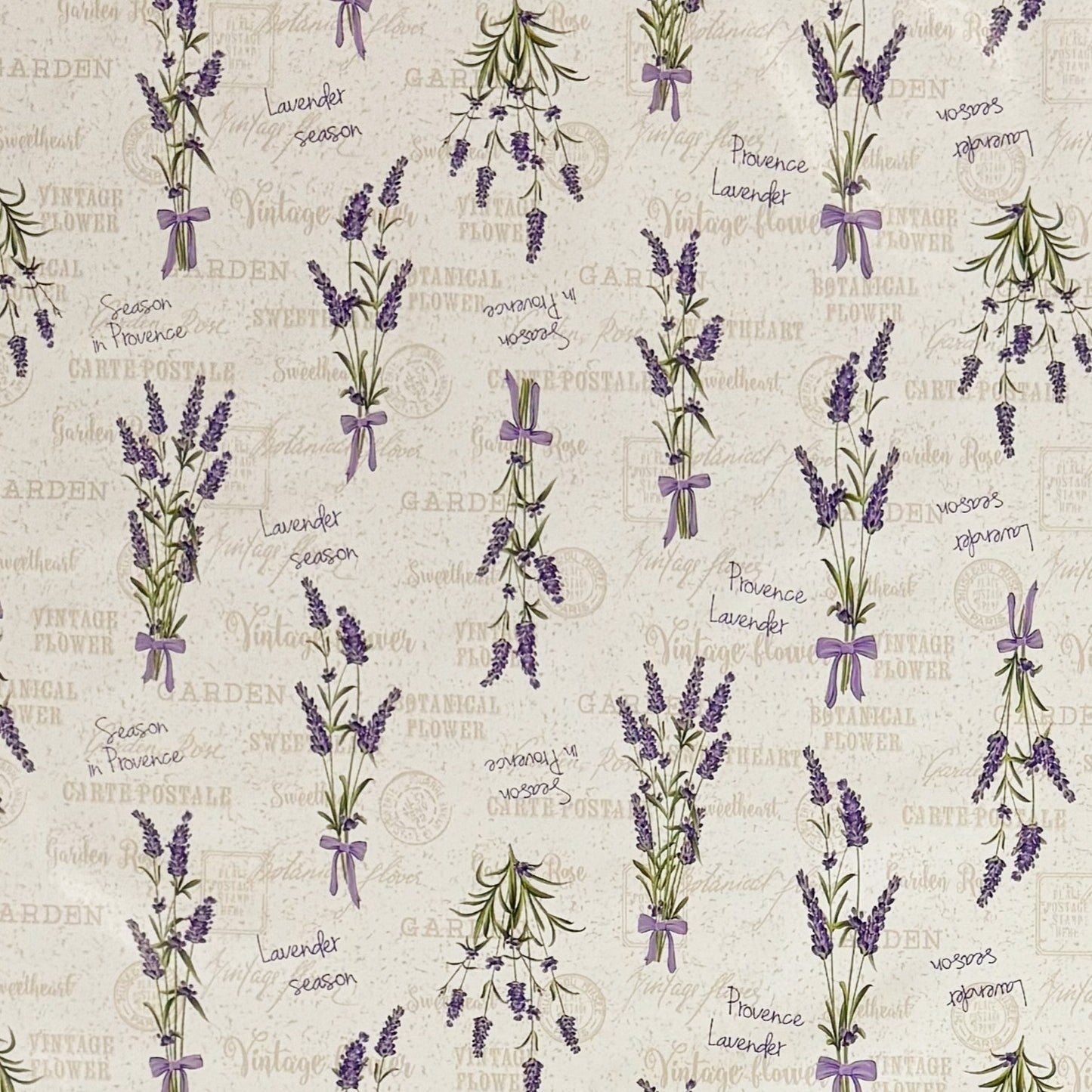 Wachstuch Tischdecke Lavendel Übergröße