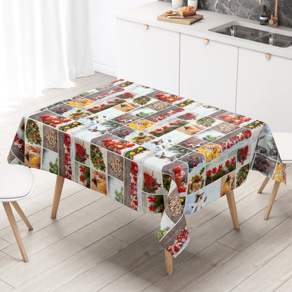 Wachstuch Rolle Weihnachten P1032-1 Patchwork Licht Rollenware