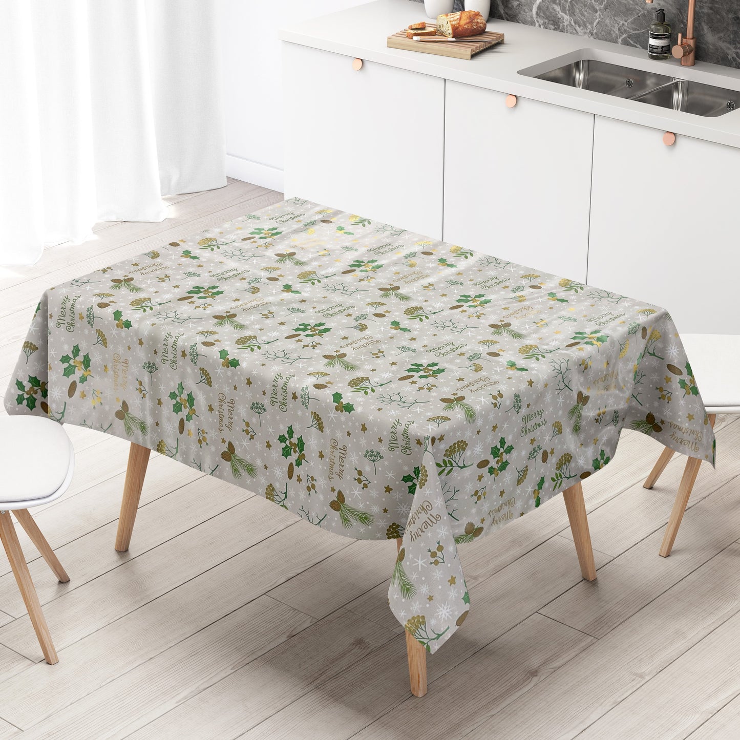Wachstuch Rolle Weihnachten P1034-3 Merry Christmas Rollenware