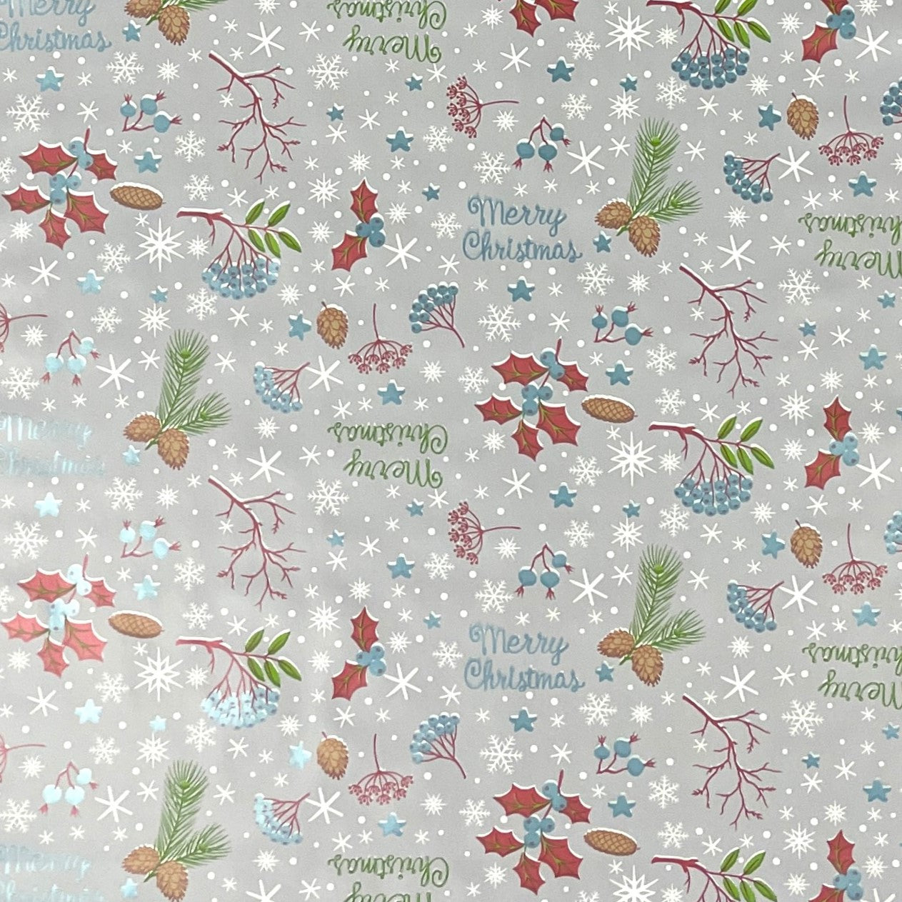 Oilcloth roll Christmas P1034-4 Merry Christmas roll goods