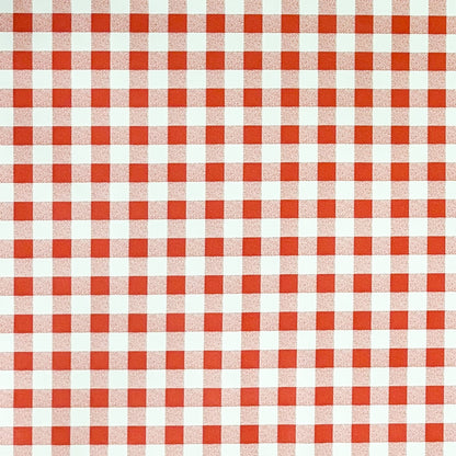 Wachstuch Tischdecke P107-1 rot kariert groß eckig rund oval