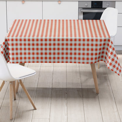 Wachstuch Tischdecke P107-1 rot kariert groß eckig rund oval