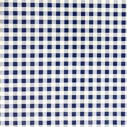 Wachstuch Tischdecke kariert blau