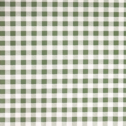 Wachstuch Tischdecke kariert grün