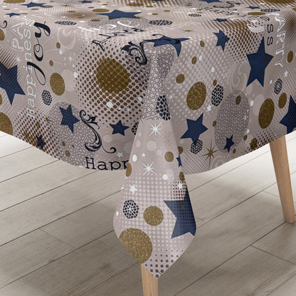 Wachstuch Tischdecke Silvester