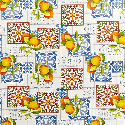 Wachstuch Tischdecke Mosaik Fliesen
