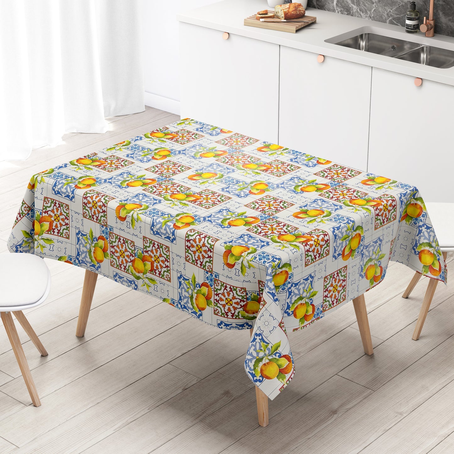 Wachstuch Tischdecke Mosaik Fliesen