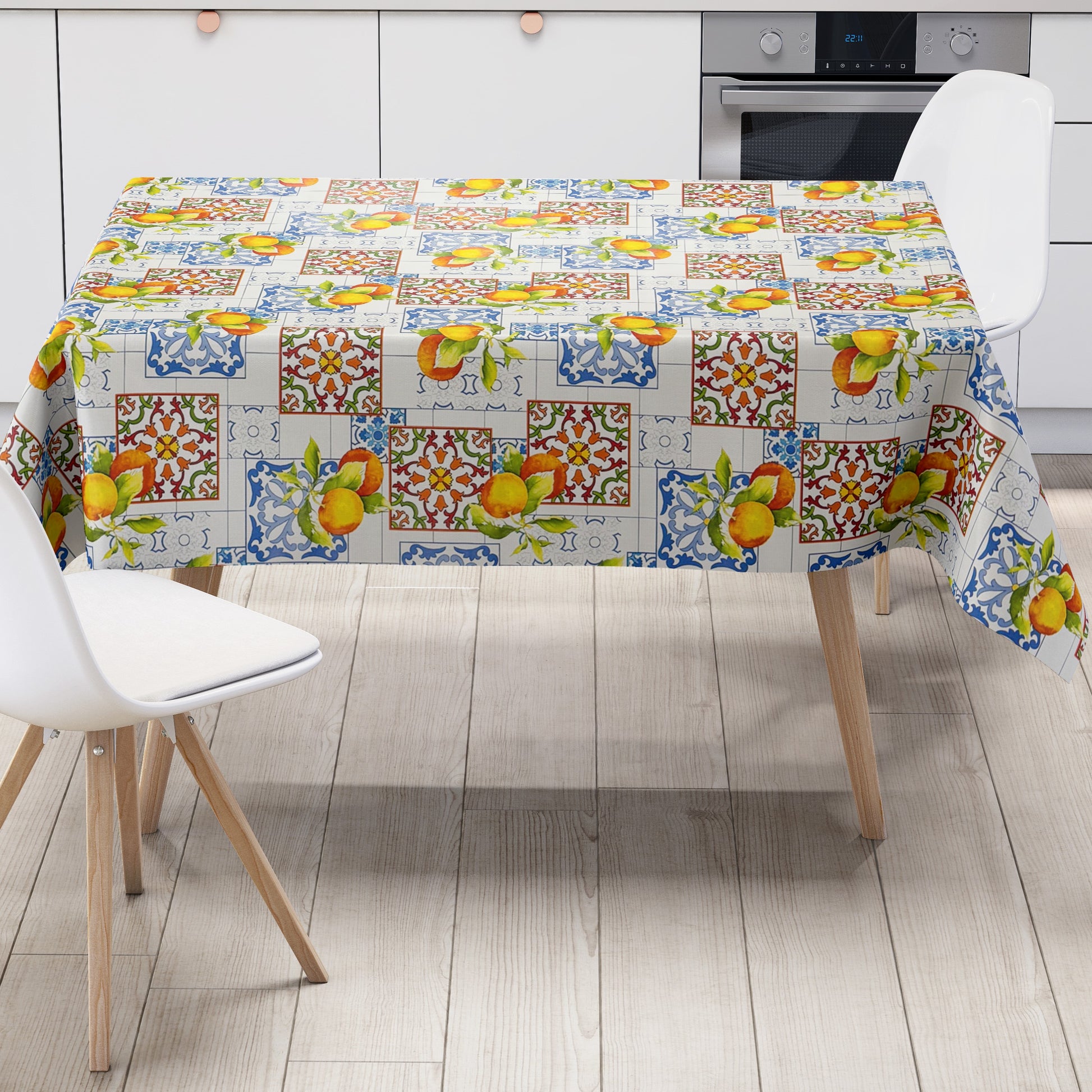 Wachstuch Tischdecke Mosaik Fliesen