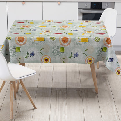 Wachstuch Tischdecke Früchte Cocktails