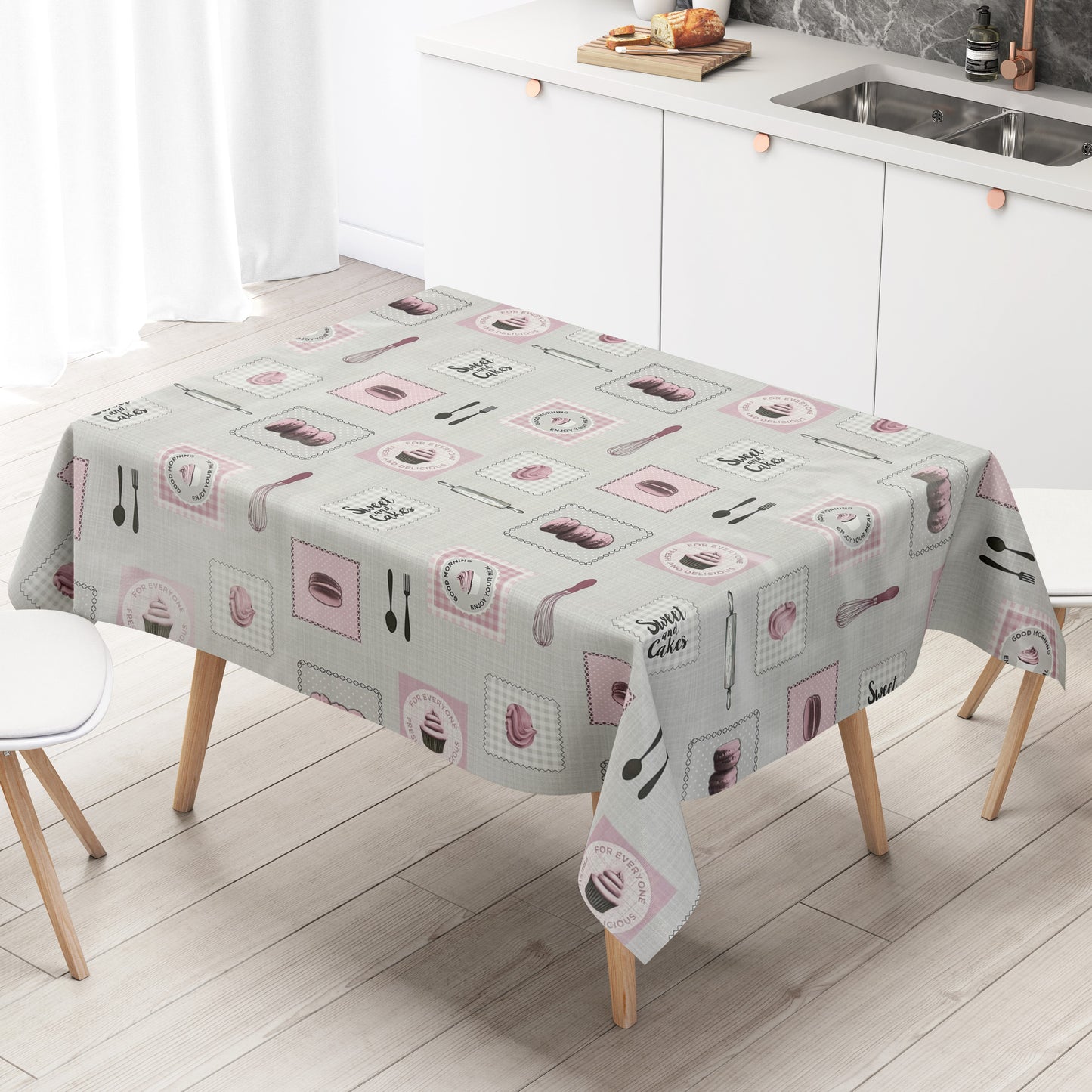 Wachstuch Tischdecke Cupcakes