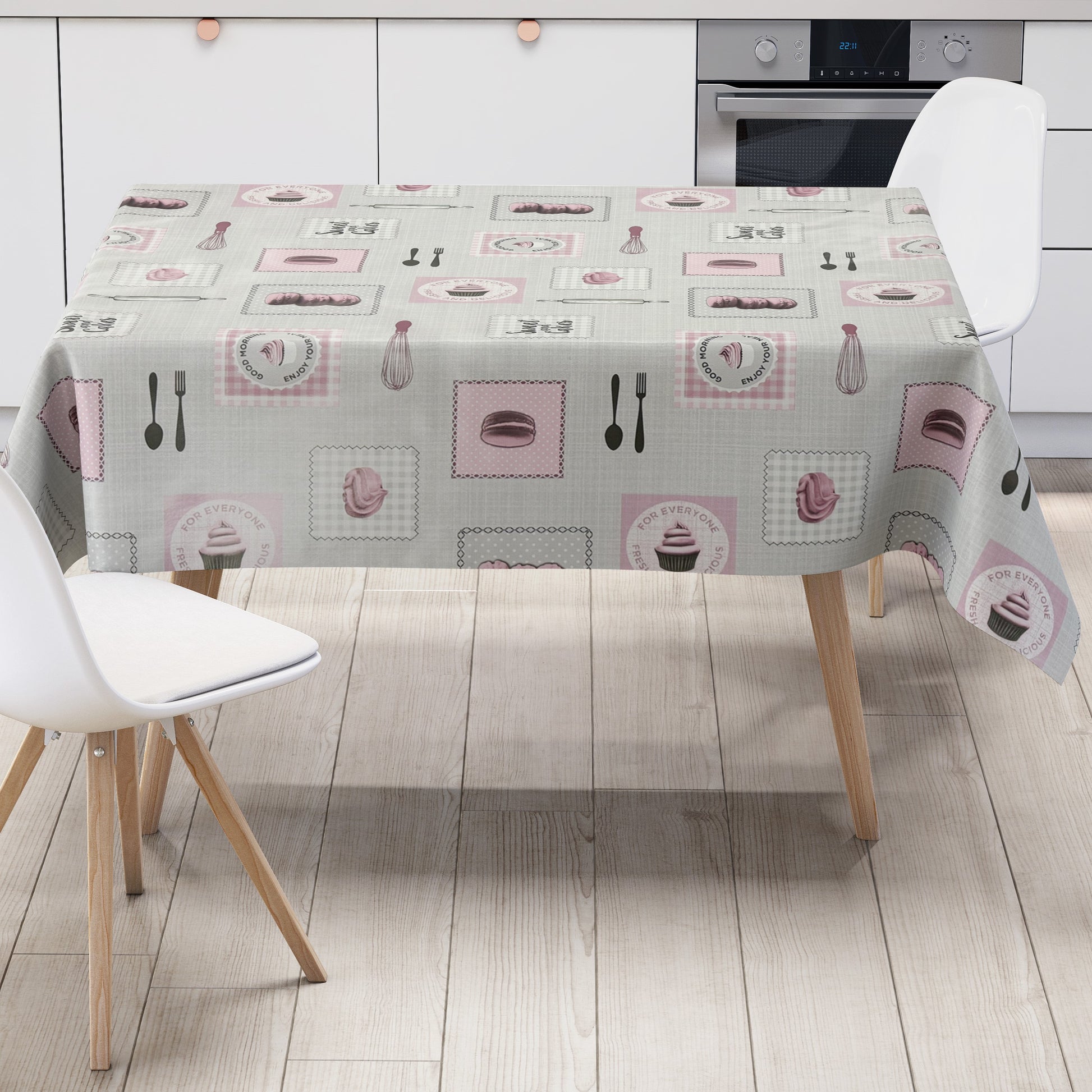 Wachstuch Tischdecke Cupcakes