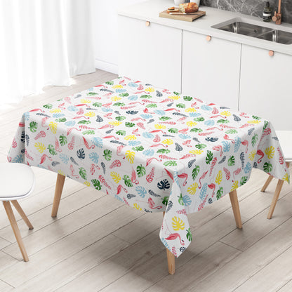 Wachstuch Tischdecke Flamingo