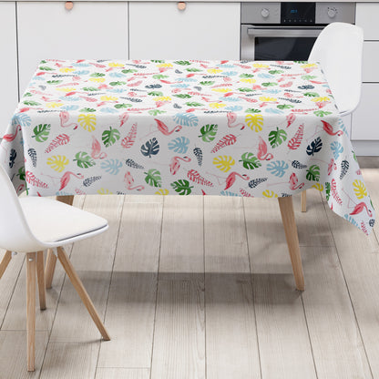 Wachstuch Tischdecke Flamingo