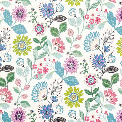 Wachstuch Tischdecke bunte Blumen Blüten