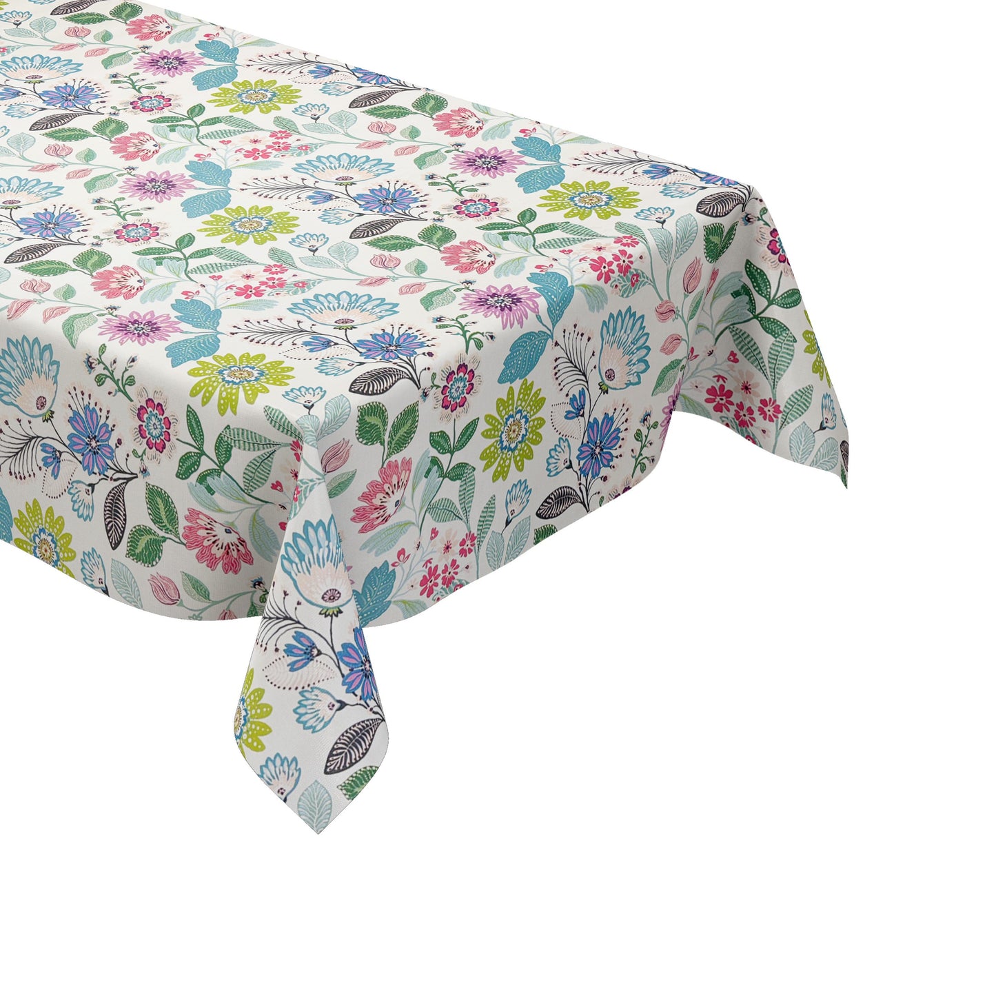 Wachstuch Tischdecke bunte Blumen Blüten
