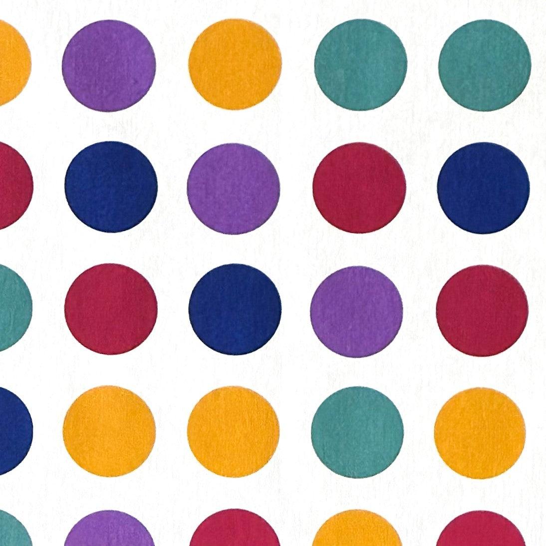 Jacquard Tischdecke bunte Punkte