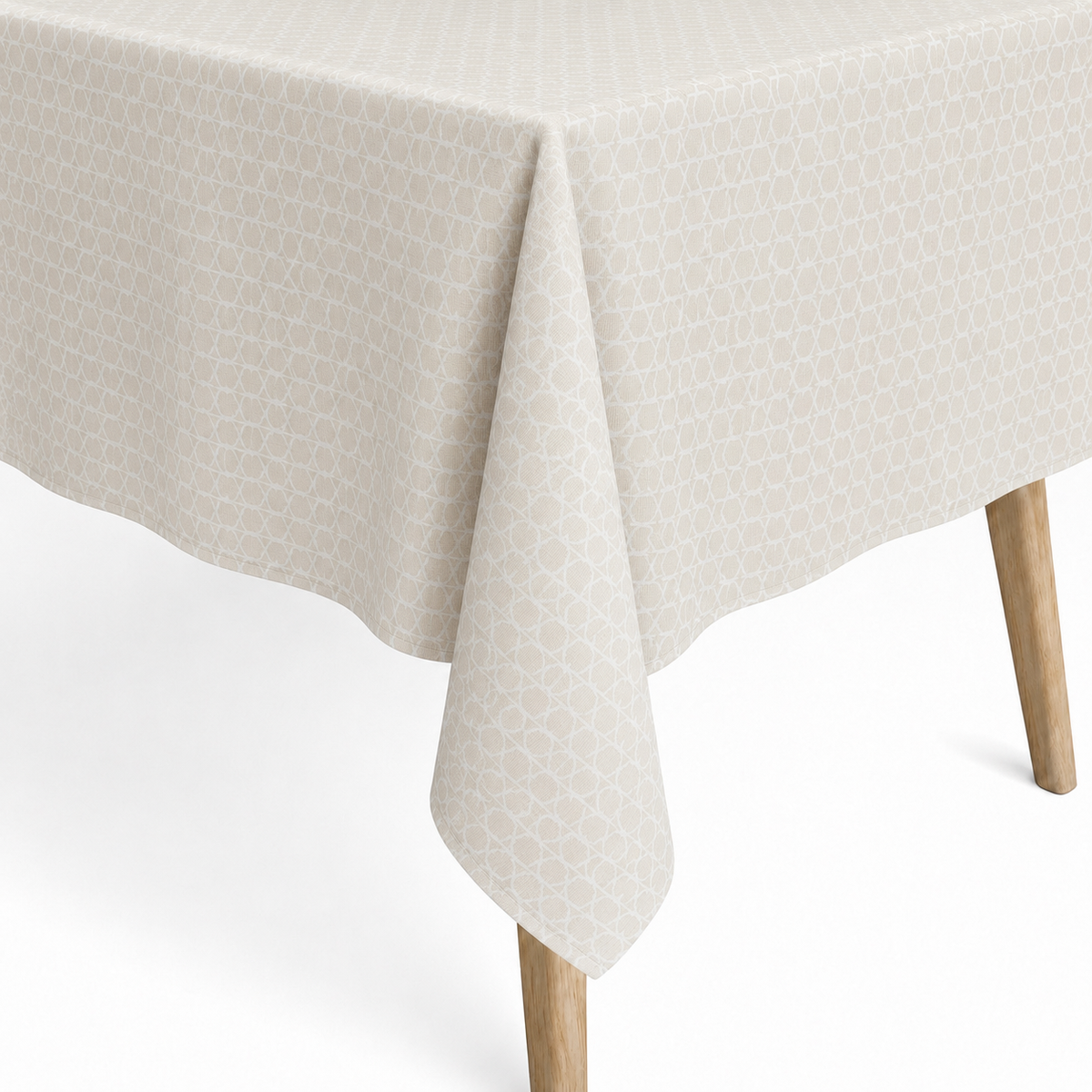 Jacqaurd Tuischdecke beschichtete Baumwolle eige gold geometrische formen