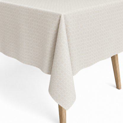 Jacqaurd Tuischdecke beschichtete Baumwolle eige gold geometrische formen