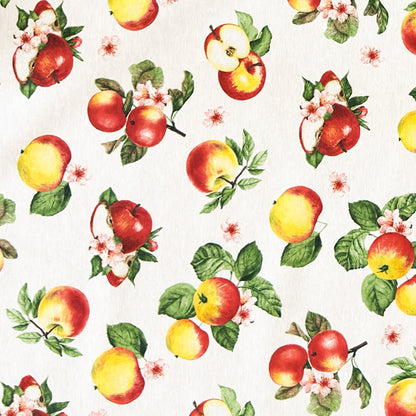 Jacqaurd Tischdecke Apfel und Apfelblüte