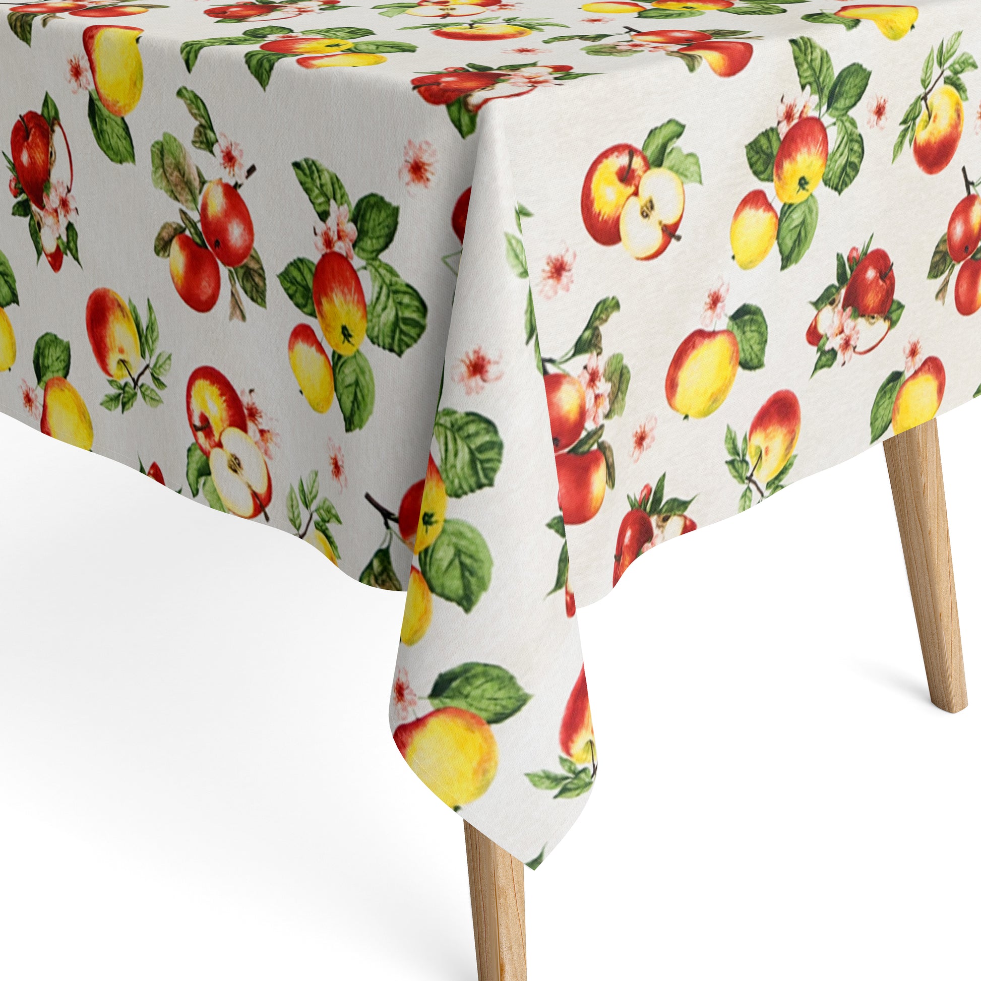 Jacqaurd Tischdecke Apfel und Apfelblüte