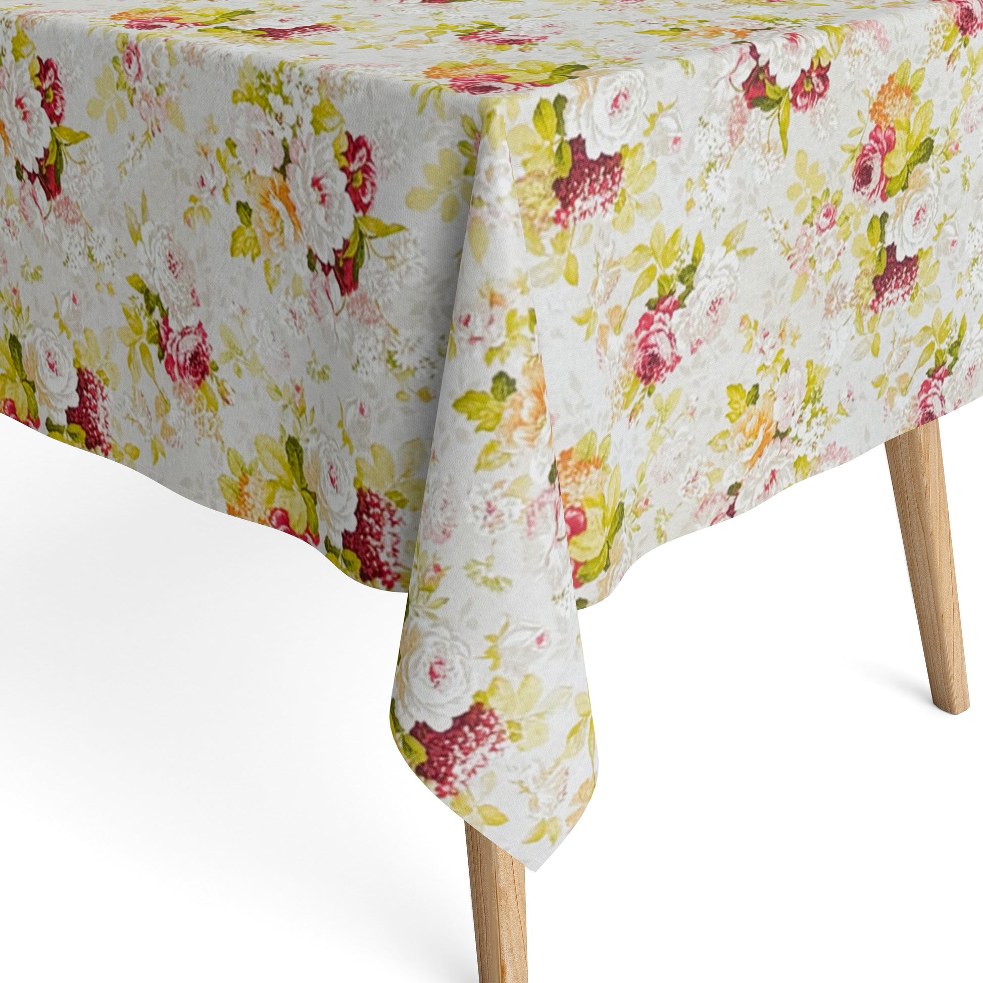 Baumwoll Tischdecke Rosen