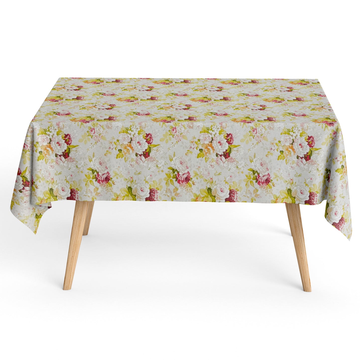 Baumwoll Tischdecke Rosen