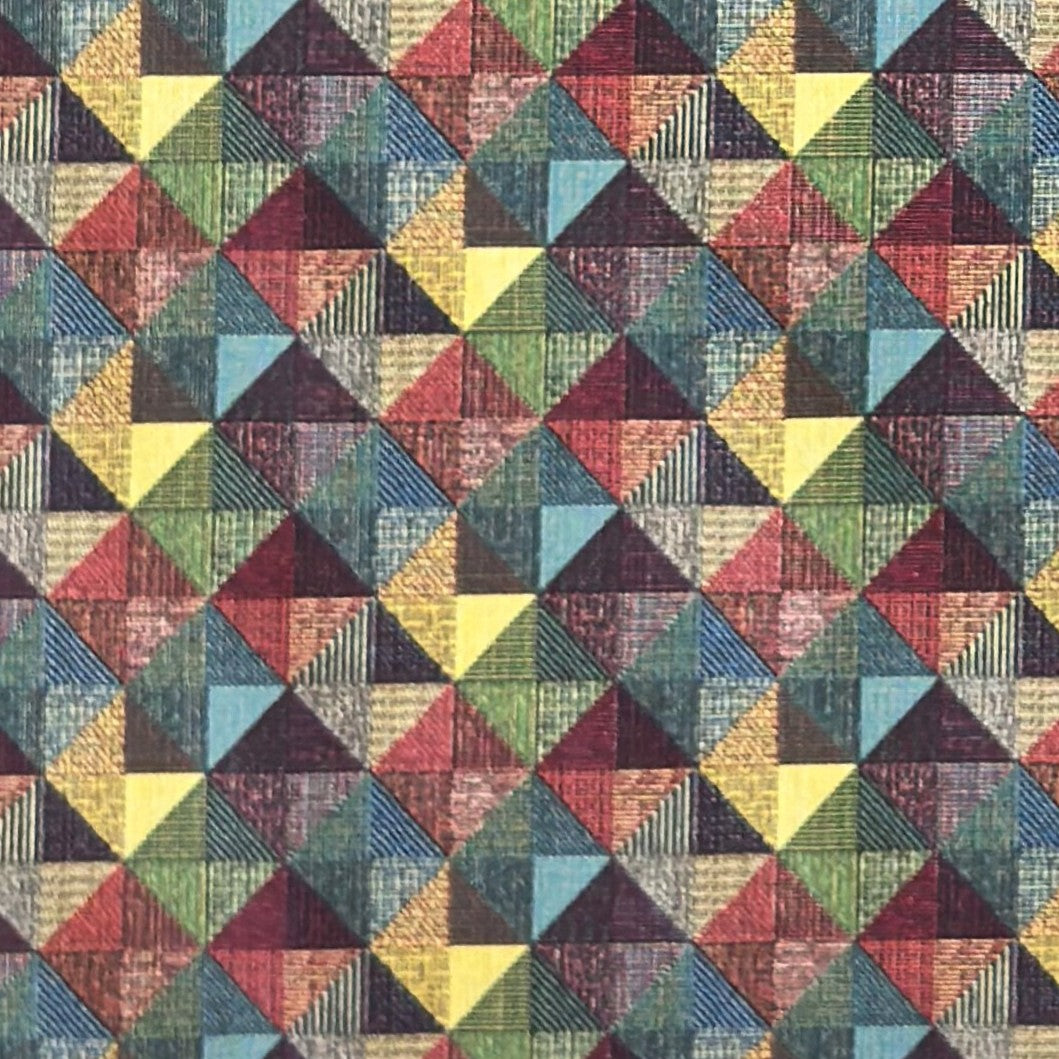 Jacquard Tischdecke geometrische Formen