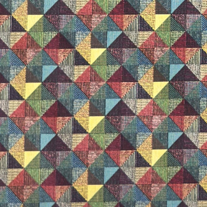 Jacquard Tischdecke geometrische Formen