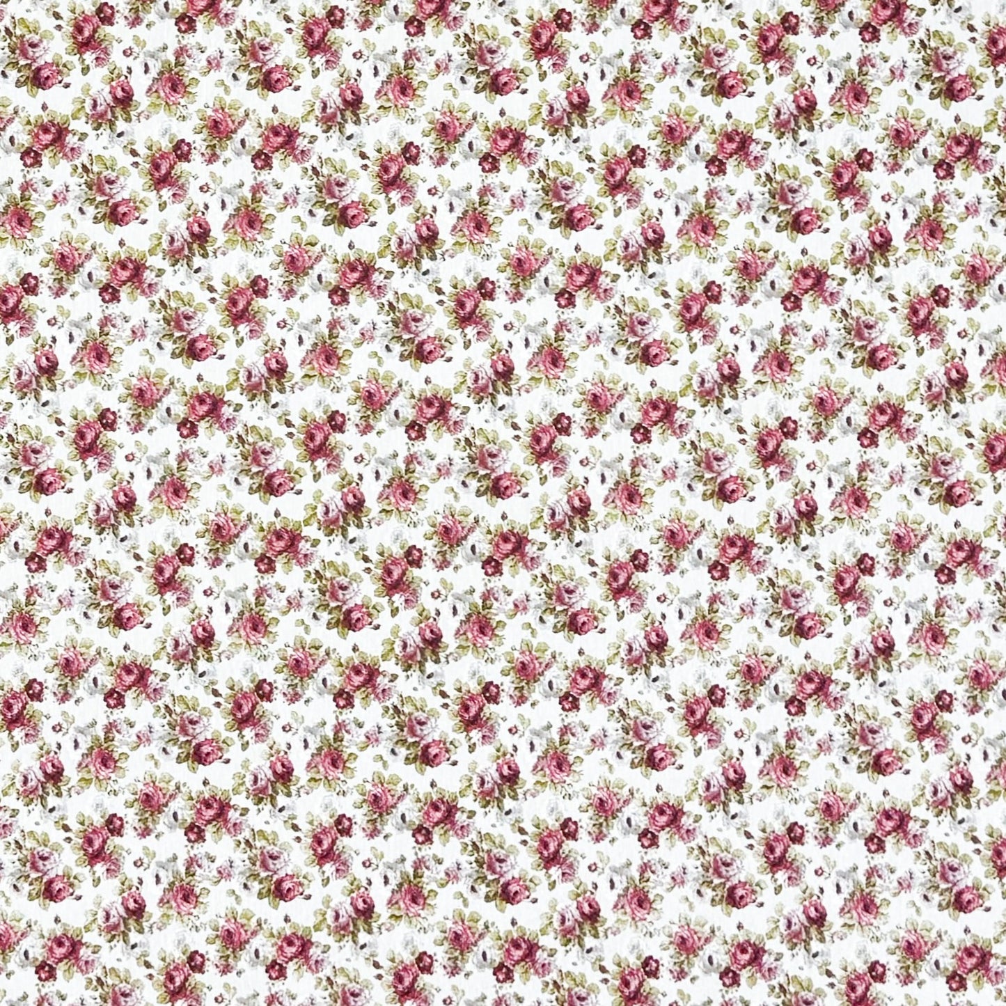 Baumwoll Tischdecke rote Rosen