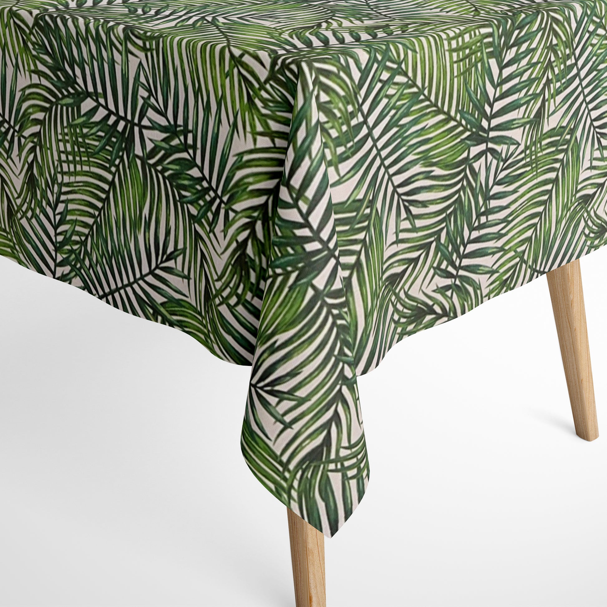 jacquard tischdecke palmen