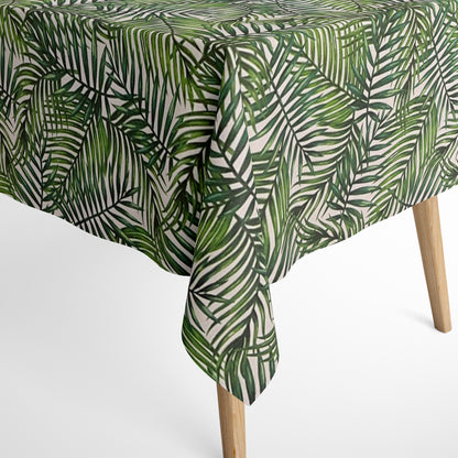 jacquard tischdecke palmen