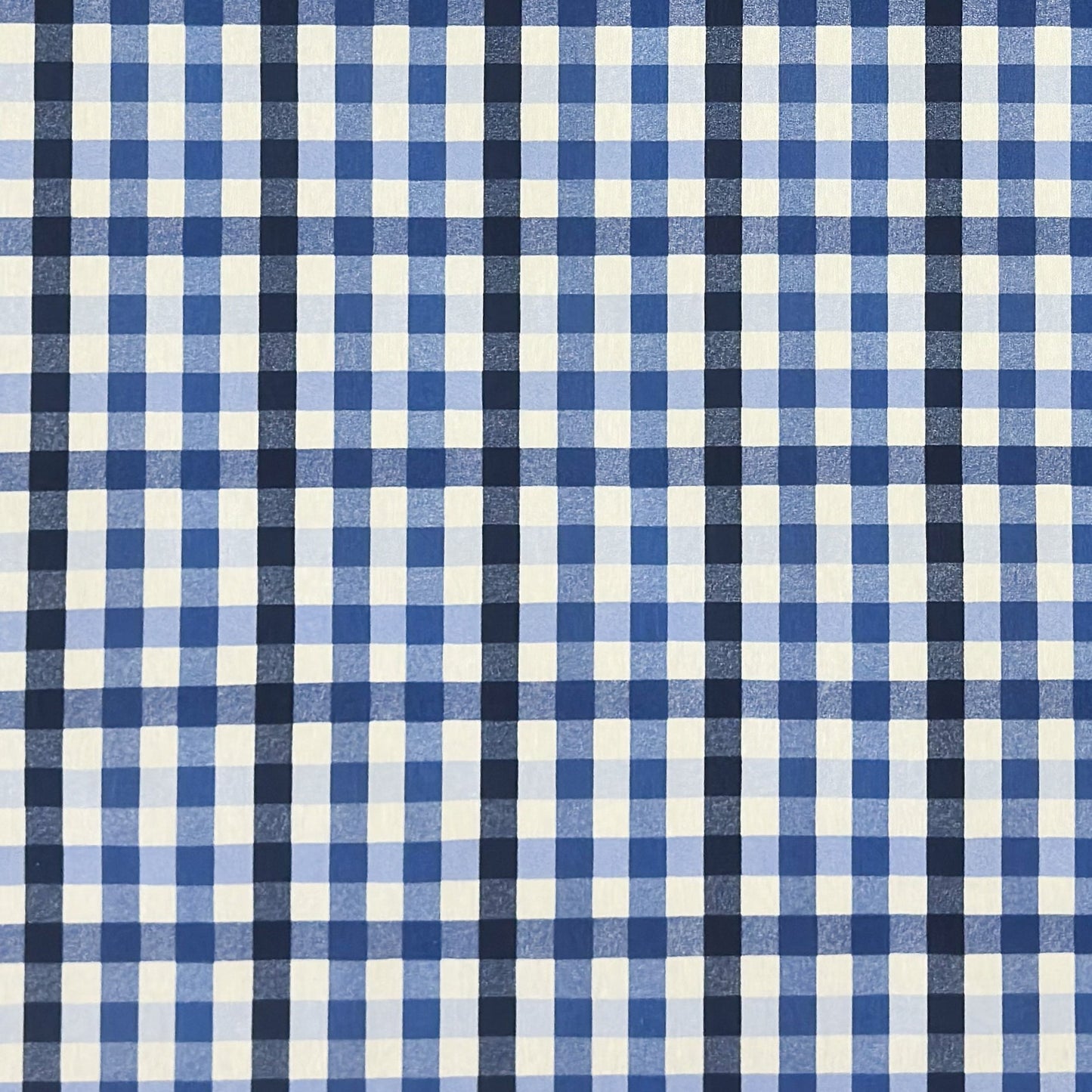 Jacquard Tischdecke kariert blau