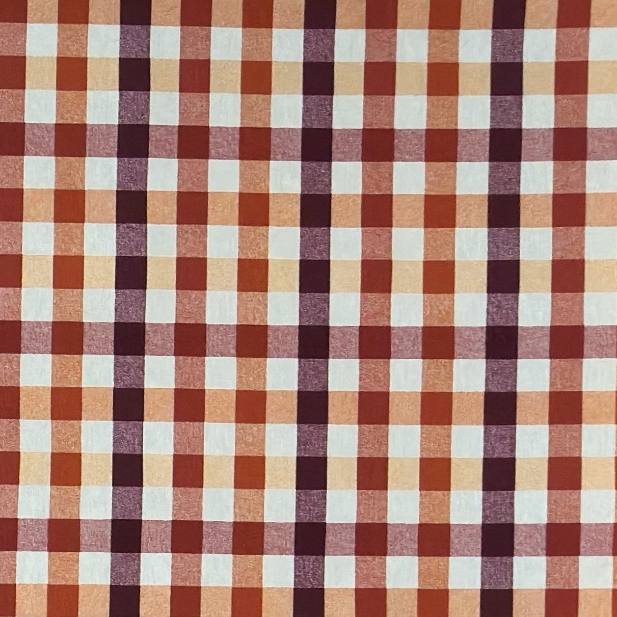 Jacquard Tischdecke kariert rot