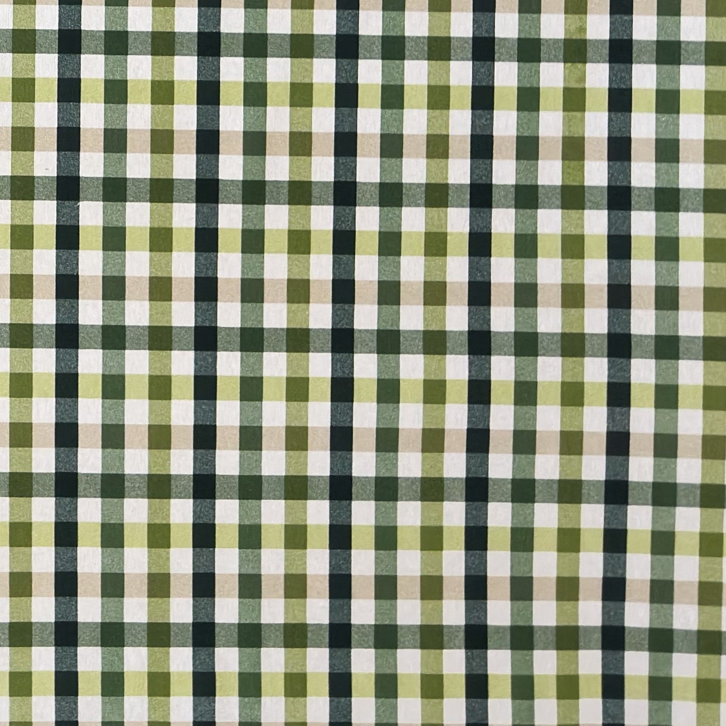Jacqaurd Tischdecke kariert grün
