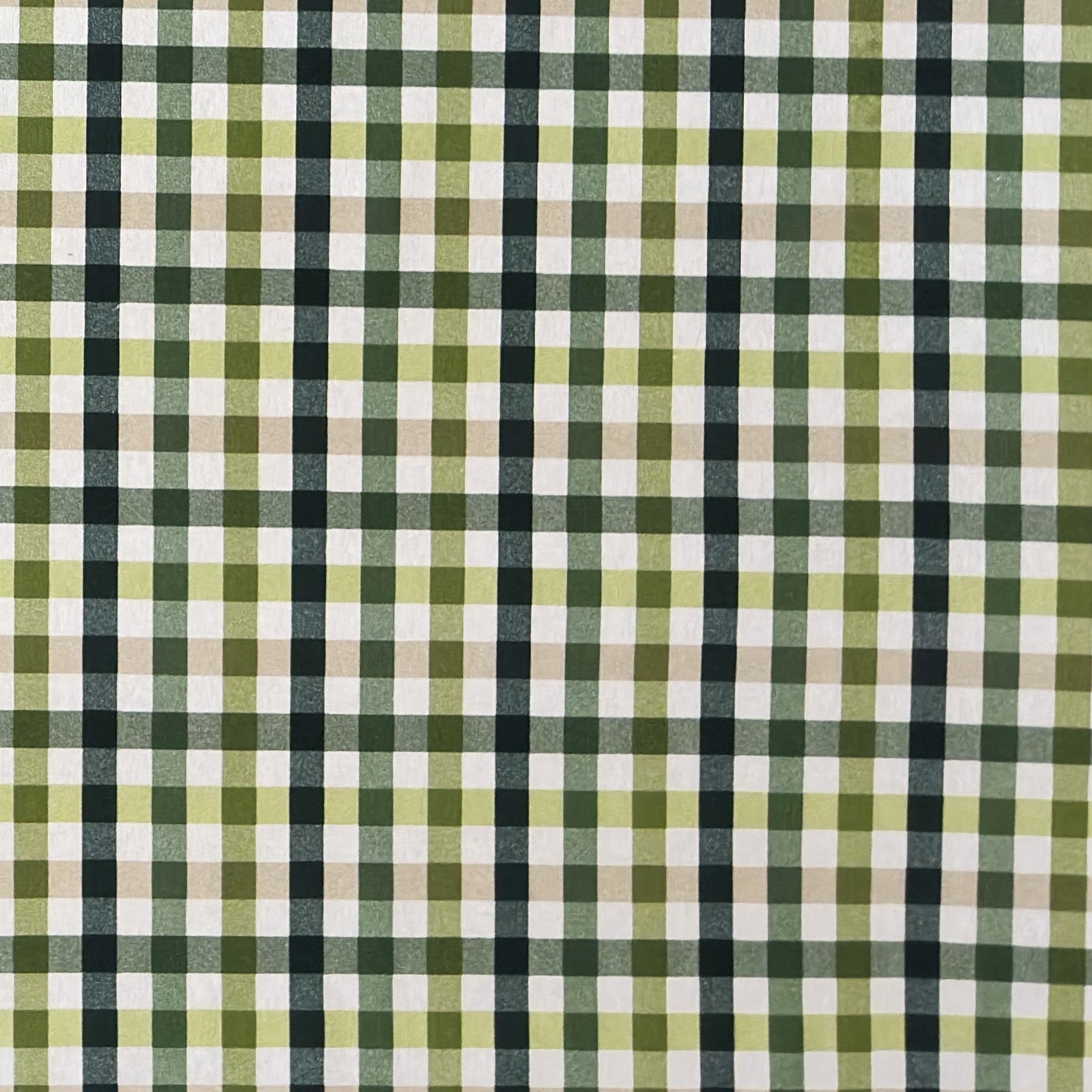 Jacqaurd Tischdecke kariert grün