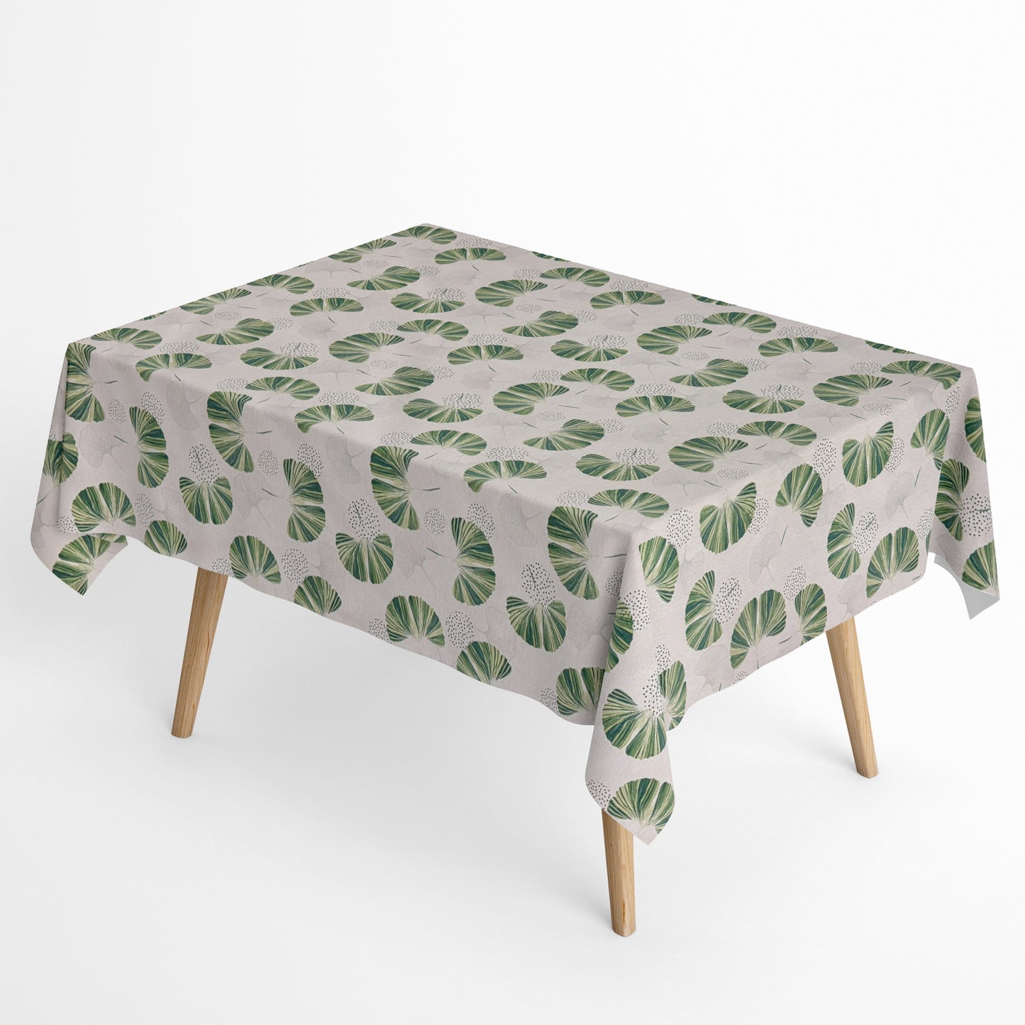 Baumwoll Tischdecke Ginkgo