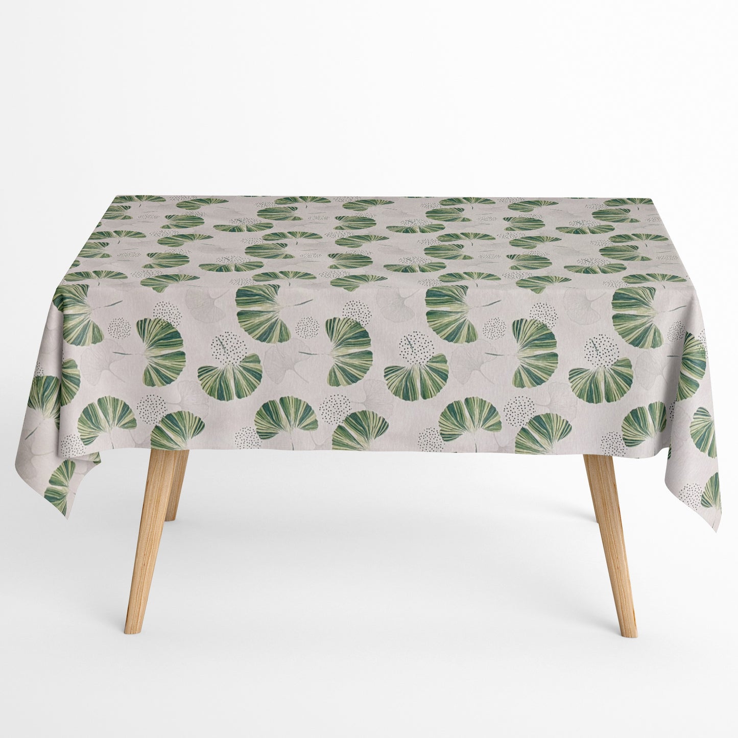 Baumwoll Tischdecke Ginkgo