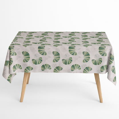 Baumwoll Tischdecke Ginkgo