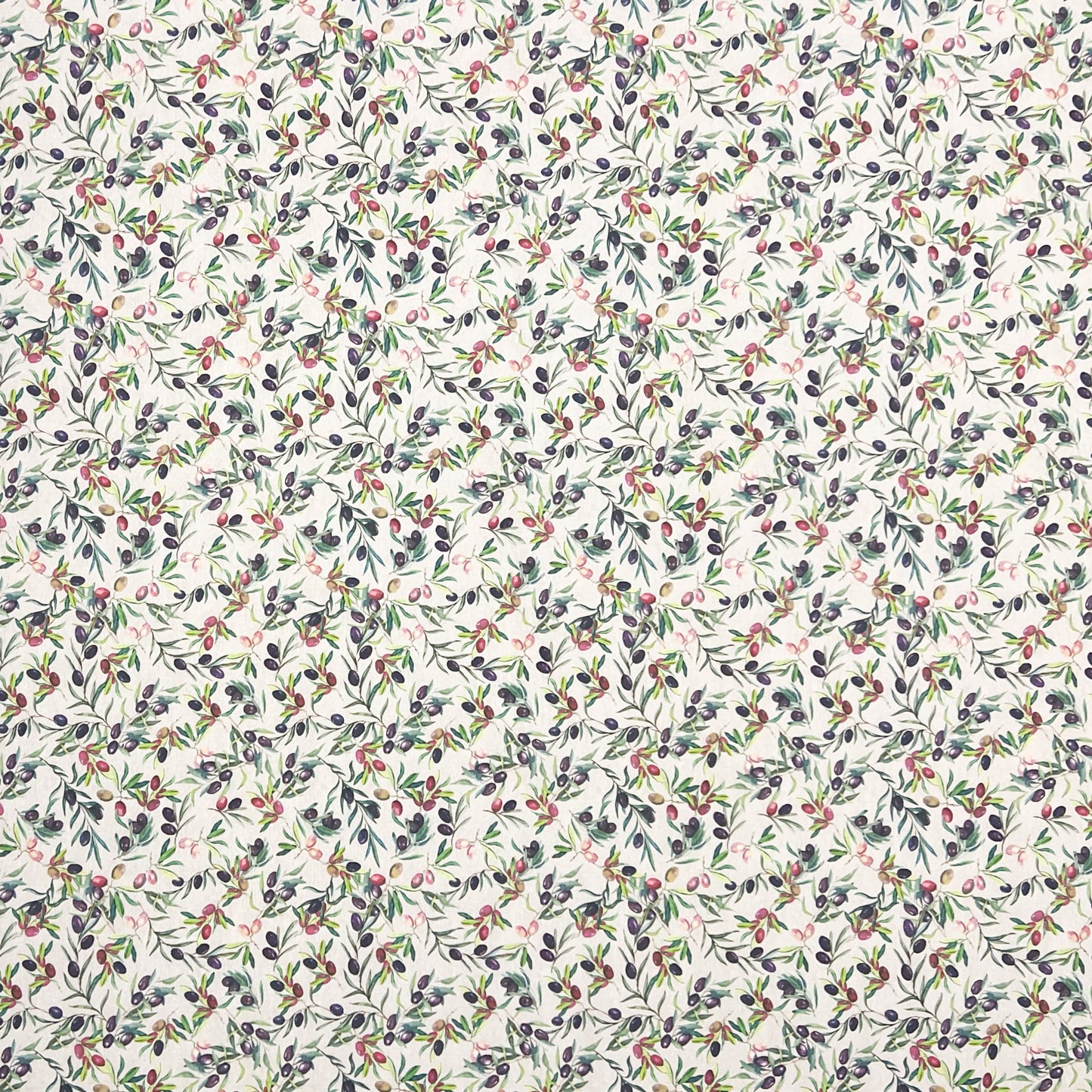 textile Tischdecke Oliven