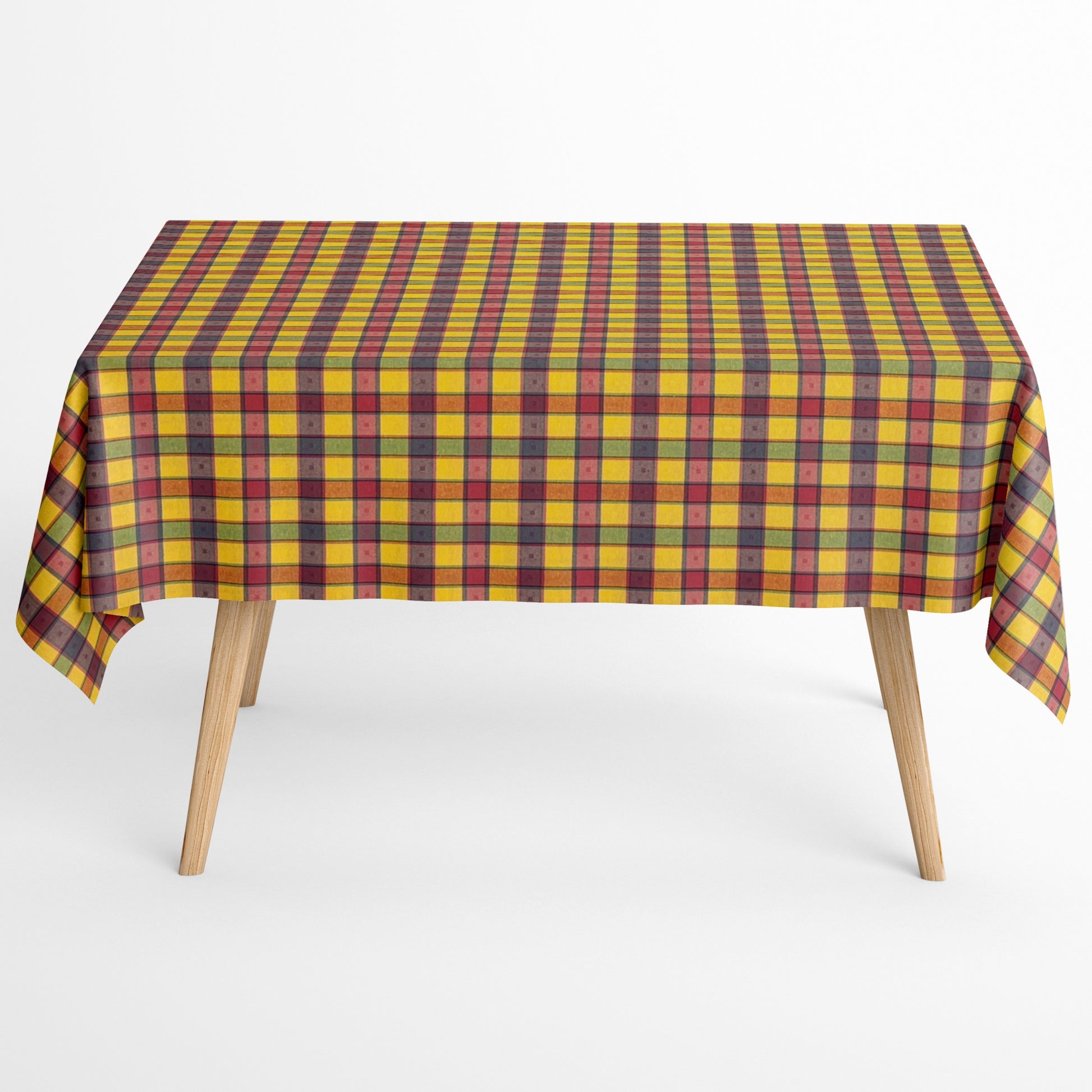 Baumwoll Tischdecke kariert