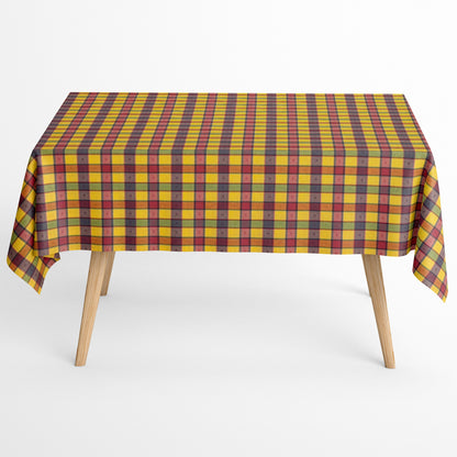 Baumwoll Tischdecke kariert