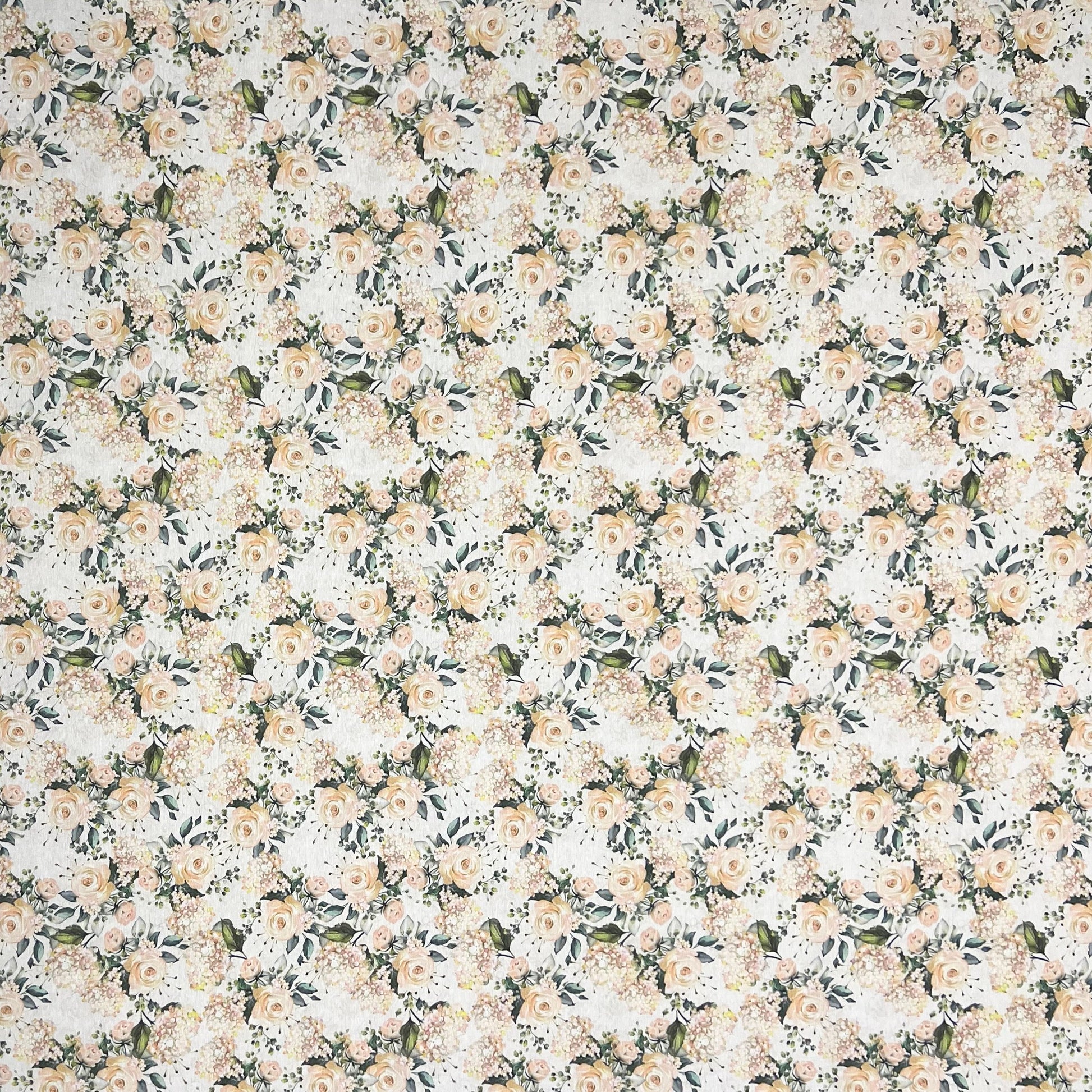 textile Tischdecke Rosenmotiv