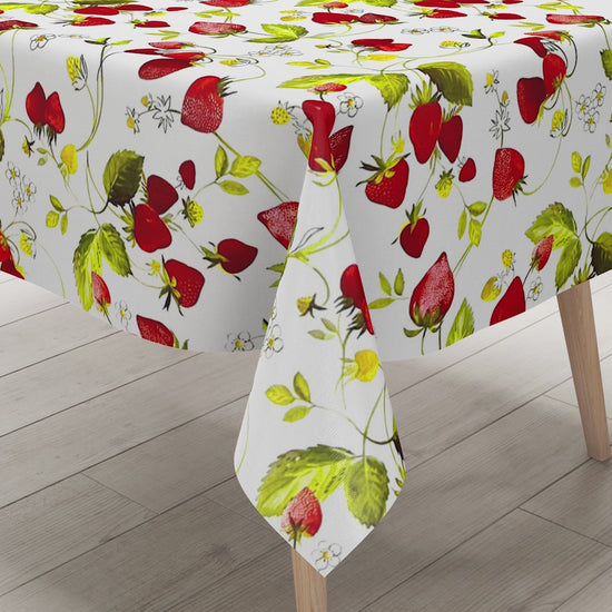 Wachstuch TIschdecke Erdbeeren