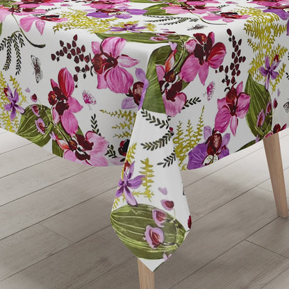 Wachstuch Tischdecke Orchideen