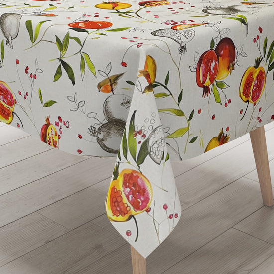Wachstuch Tischdecke Granatapfel