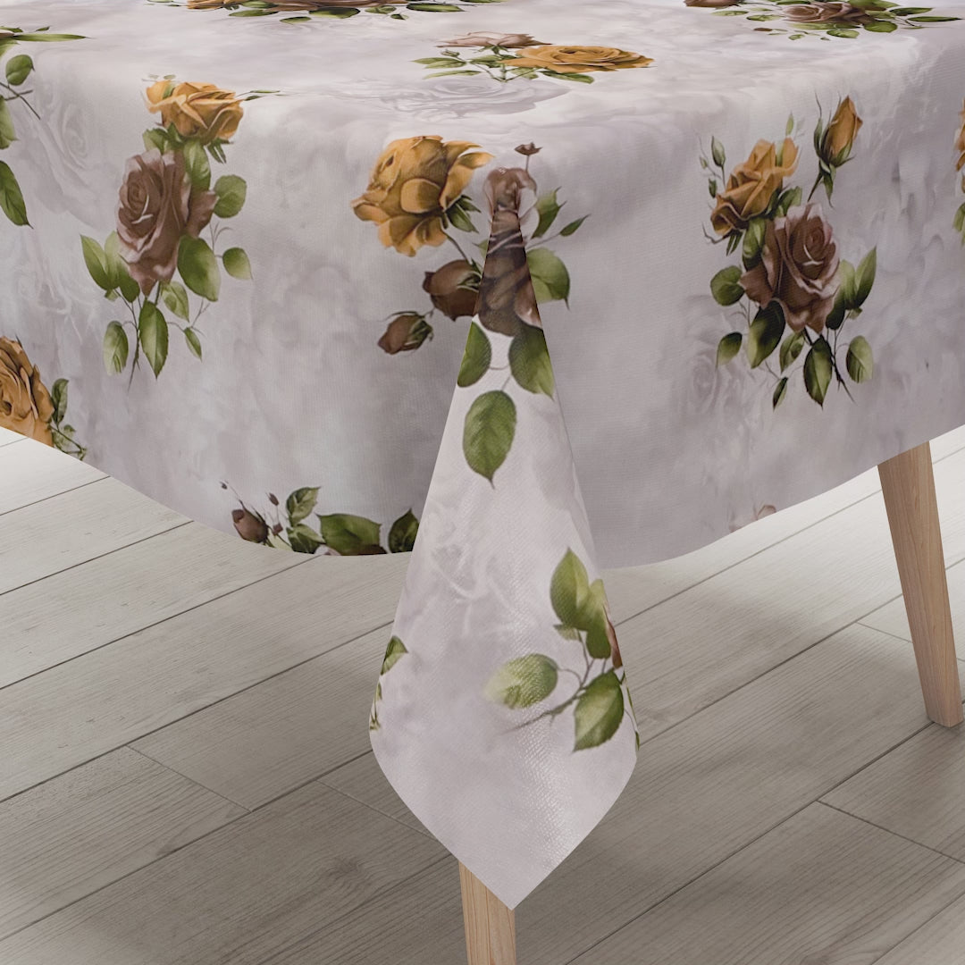 Wachstuch Tischdecke Rosen