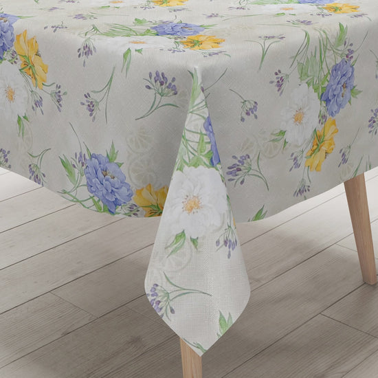 Wachstuch Tischdecke Blumenwiese